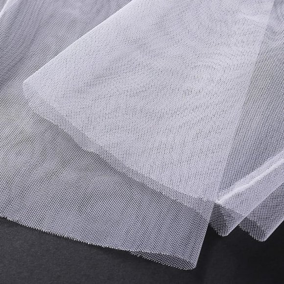 Sheer Tulle Wedding Gloves 🤍 - Picture 5 of 5